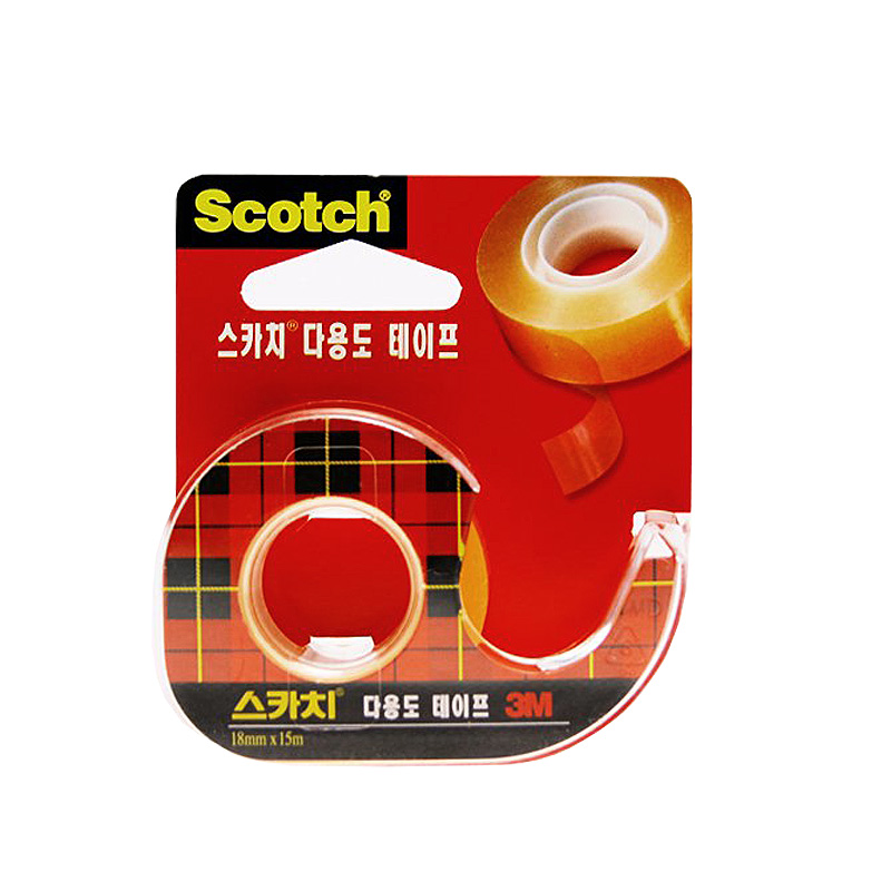 스카치 3M 다용도 셀로판테이프 디스펜서 581 18 mm x 15 m, 5개